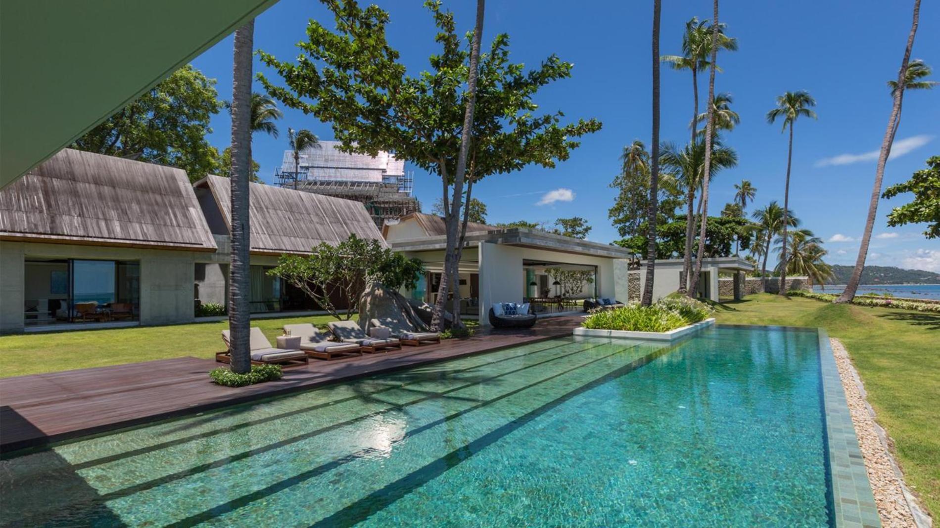 Fashionable Villa Malabar Beachfront 5 Bedrooms Plus 2 Kid'S Bedrooms Laem Sor Extérieur photo