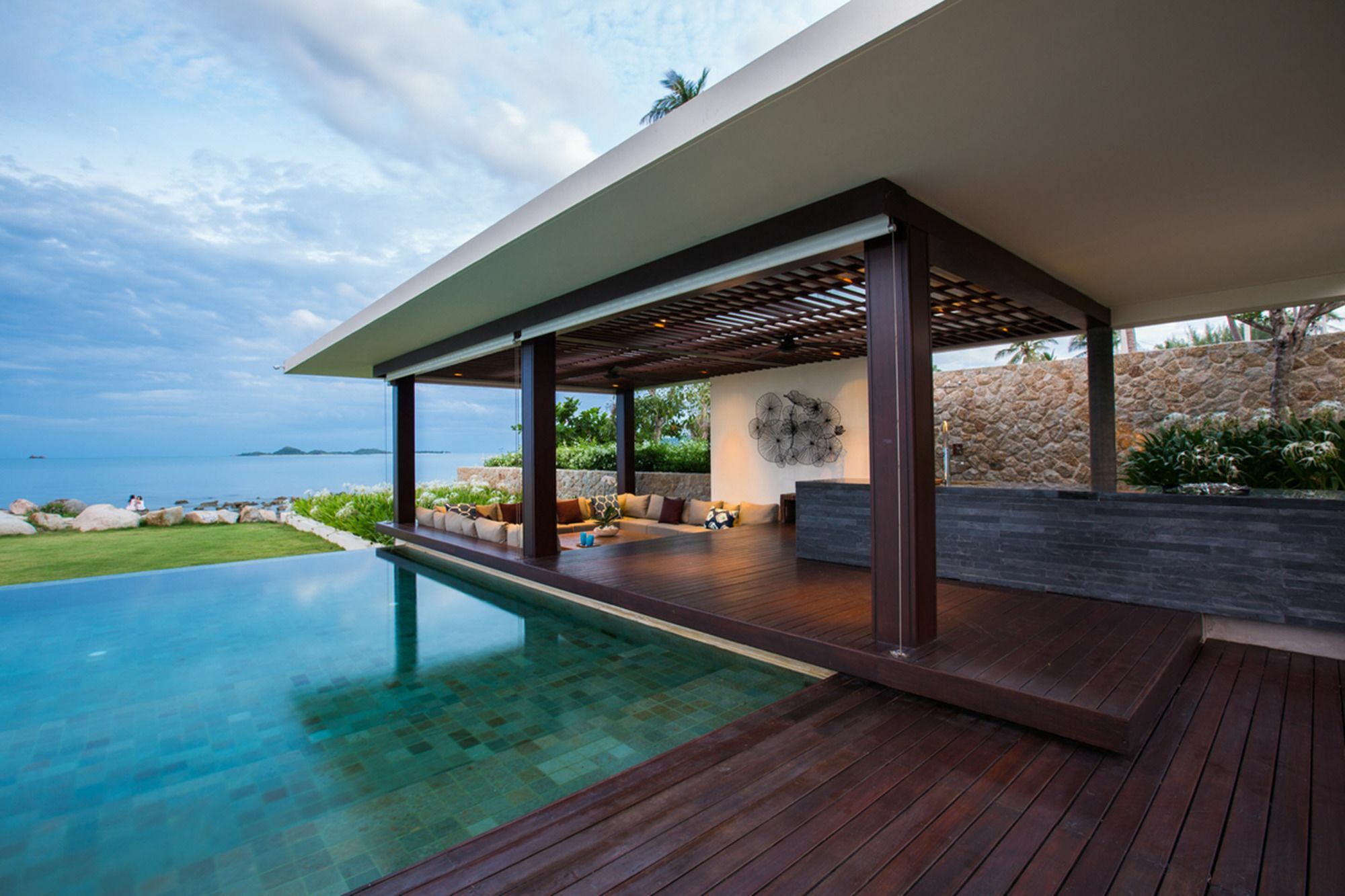 Fashionable Villa Malabar Beachfront 5 Bedrooms Plus 2 Kid'S Bedrooms Laem Sor Extérieur photo